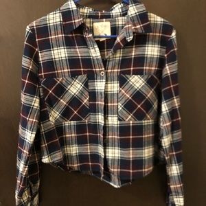 Crop flannel